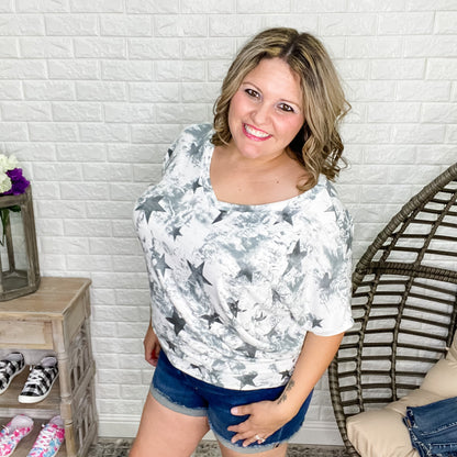 "Melanie" Star V-Neck