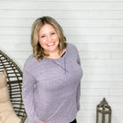 "Meri" Long Sleeve with Thumbhole Detail-Lola Monroe Boutique