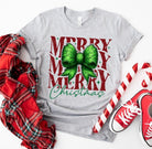 "Merry Merry Merry" Graphic Tee-Lola Monroe Boutique