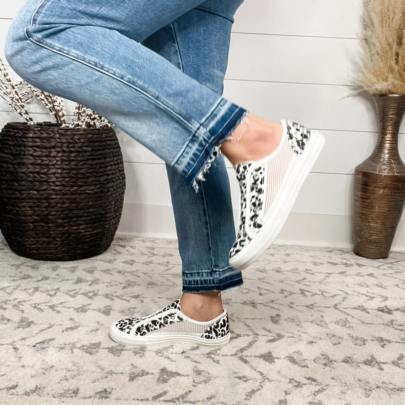 "Mesh It" By Gypsy Jazz Animal Print Slip On