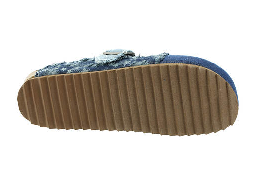 "Mindy" By Very G Slip on Mule Clog (Denim)-Lola Monroe Boutique