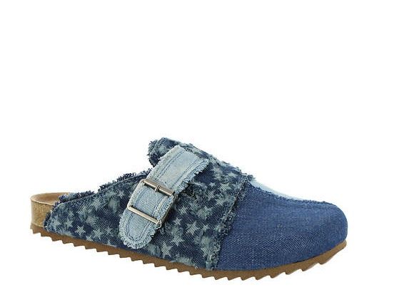 "Mindy" By Very G Slip on Mule Clog (Denim)-Lola Monroe Boutique