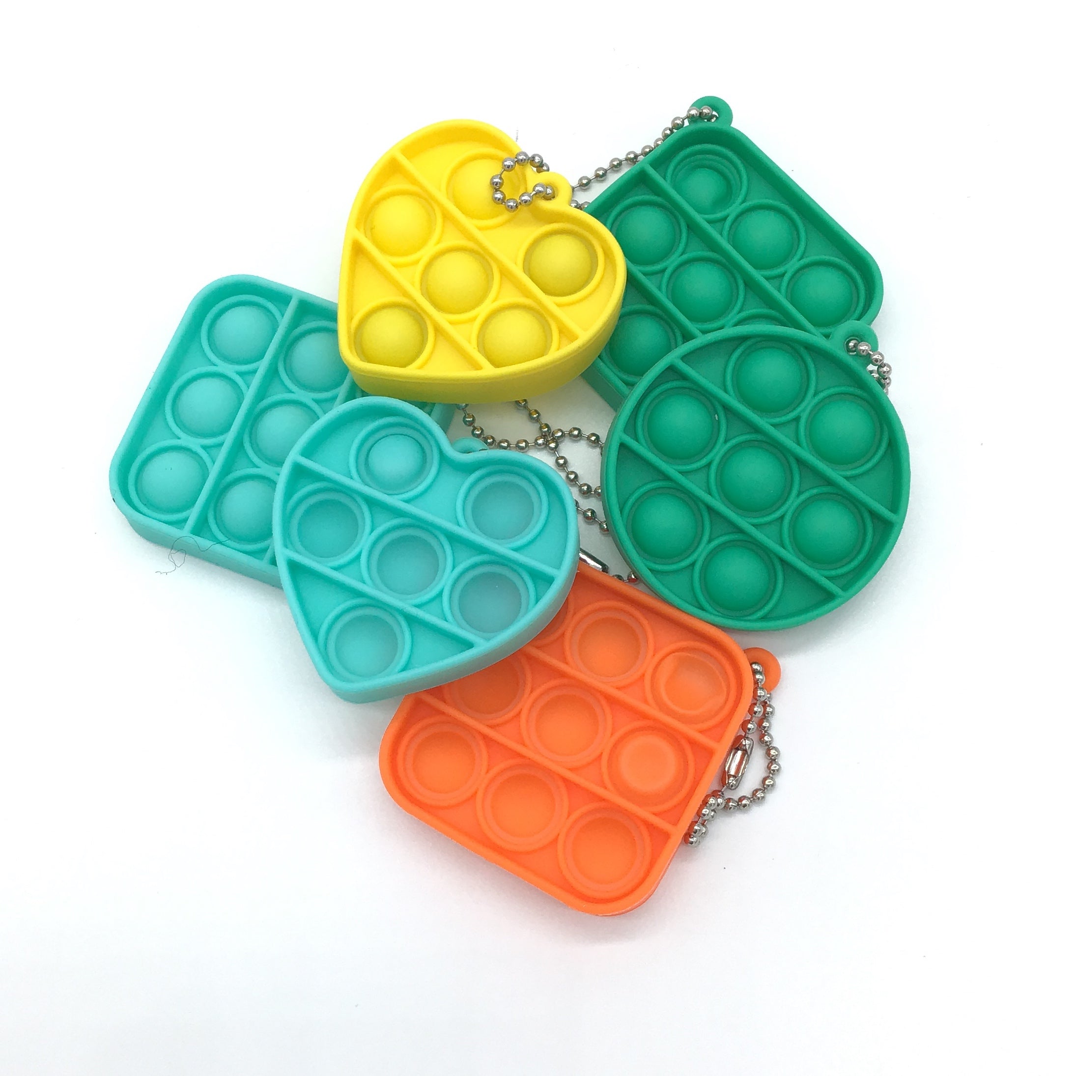 Mini Bubble Pop Keychains (Multiple Colors)-Lola Monroe Boutique