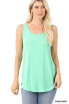 Modal Scoop Neck Relaxed Fit Tank (Multiple Colors)-Lola Monroe Boutique