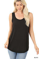 Modal Scoop Neck Relaxed Fit Tank (Multiple Colors)-Lola Monroe Boutique