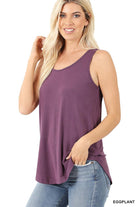 Modal Scoop Neck Relaxed Fit Tank (Multiple Colors)-Lola Monroe Boutique