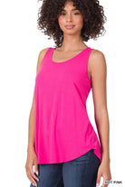 Modal Scoop Neck Relaxed Fit Tank (Multiple Colors)-Lola Monroe Boutique