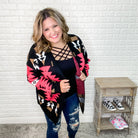 "Natasha" Aztec Print Cardigan-Lola Monroe Boutique