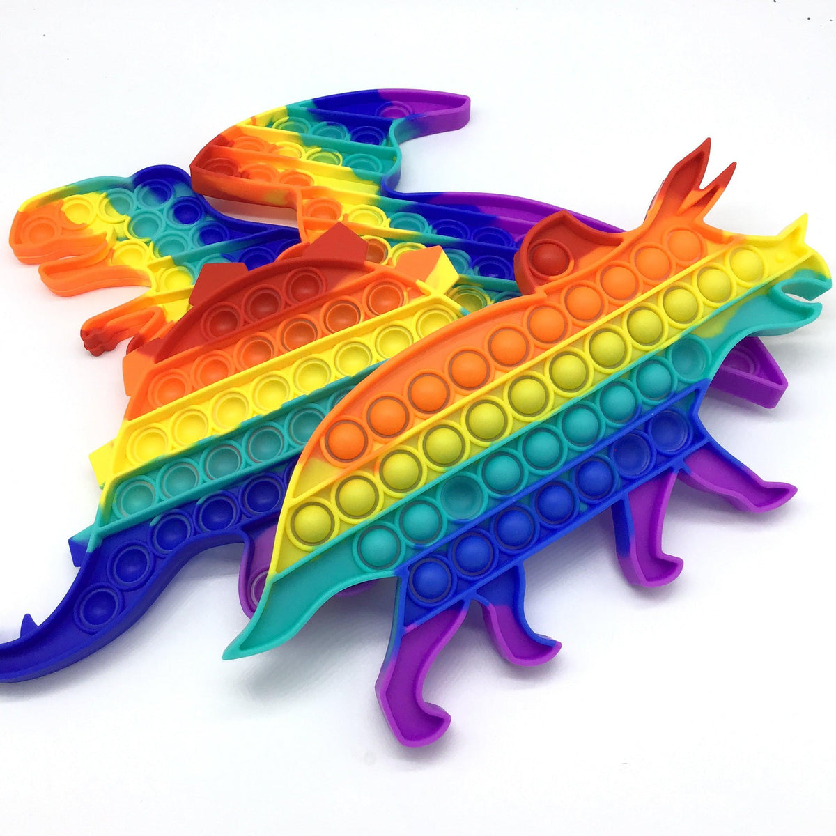 New 12 Inch Dinosaur Fidget Bubble Pops (Multiple Options)