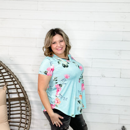 "Ollie" Floral V Neck
