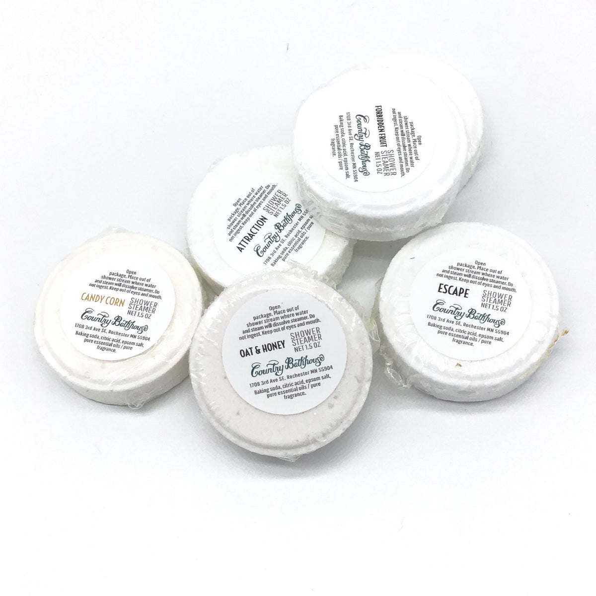 Organic Shower Steamers (Multiple Scents)-Lola Monroe Boutique