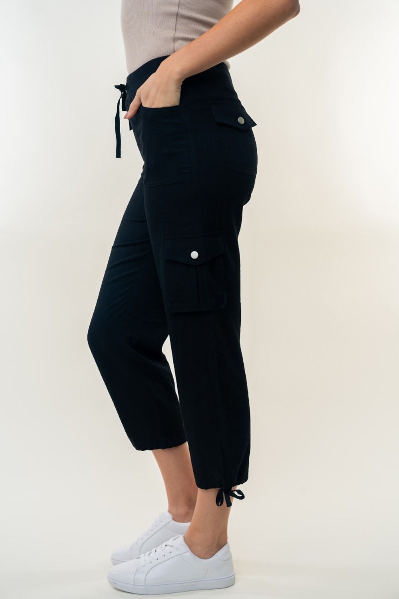 "Race Ready" Cargo Pants (Black)