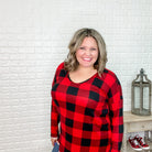 "Paddy" Buffalo Plaid Long Sleeve-Lola Monroe Boutique