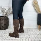 Pierre Dumas "Barcelona" Tall Boot with Side Zip (Brown)-Lola Monroe Boutique