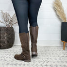 Pierre Dumas "Barcelona" Tall Boot with Side Zip (Brown)-Lola Monroe Boutique