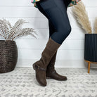 Pierre Dumas "Barcelona" Tall Boot with Side Zip (Brown)-Lola Monroe Boutique