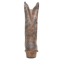 "Kaylee 2.0" Western Style Boot (Taupe)-Lola Monroe Boutique