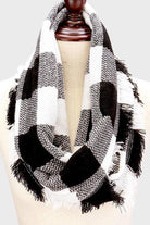 Plaid Infinity Scarves (Multiple Colors)-Lola Monroe Boutique