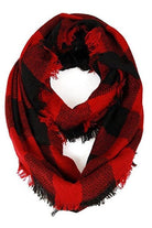 Plaid Infinity Scarves (Multiple Colors)-Lola Monroe Boutique