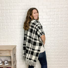 Plaid Poncho Cape-Lola Monroe Boutique