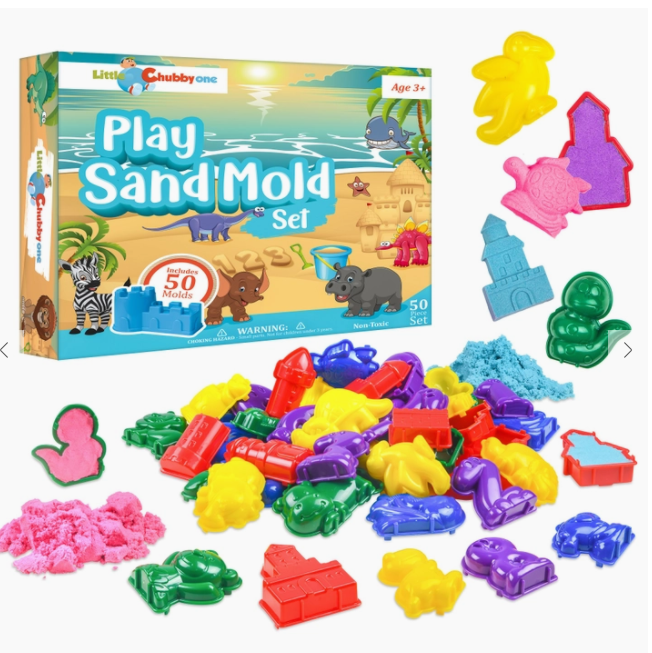 Play Sand Mold Set (Set of 50)-Lola Monroe Boutique