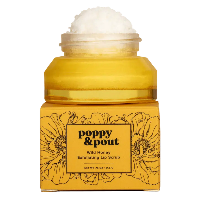 Poppy & Pout All Natural Lip Scrub (Multiple Scents)-Lola Monroe Boutique