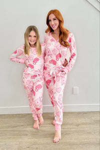 Pre Sale Shirley Long Sleeve Valentine's Jammies-Lola Monroe Boutique