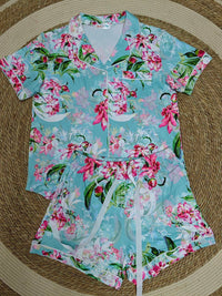 Pre-Sale Short Sleeve and Shorts Pajama Sets (Multiple Options)-Lola Monroe Boutique