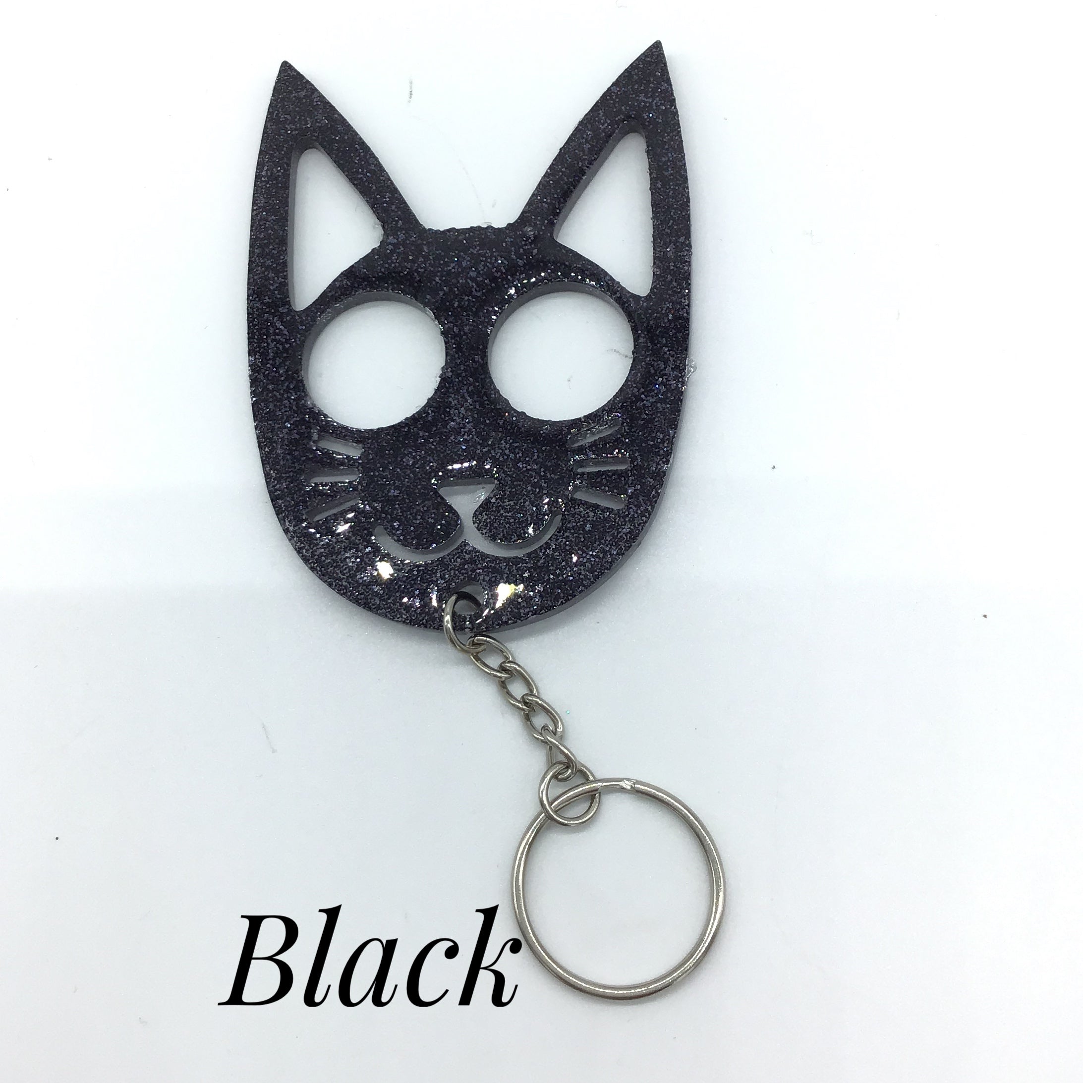 Pretty Kitty Acrylic Key Chain (Multiple Colors)-Lola Monroe Boutique