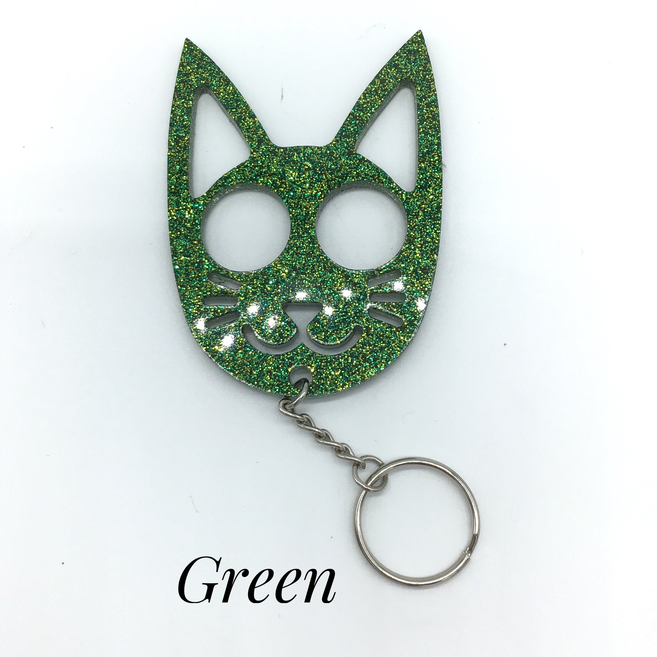 Pretty Kitty Acrylic Key Chain (Multiple Colors)-Lola Monroe Boutique