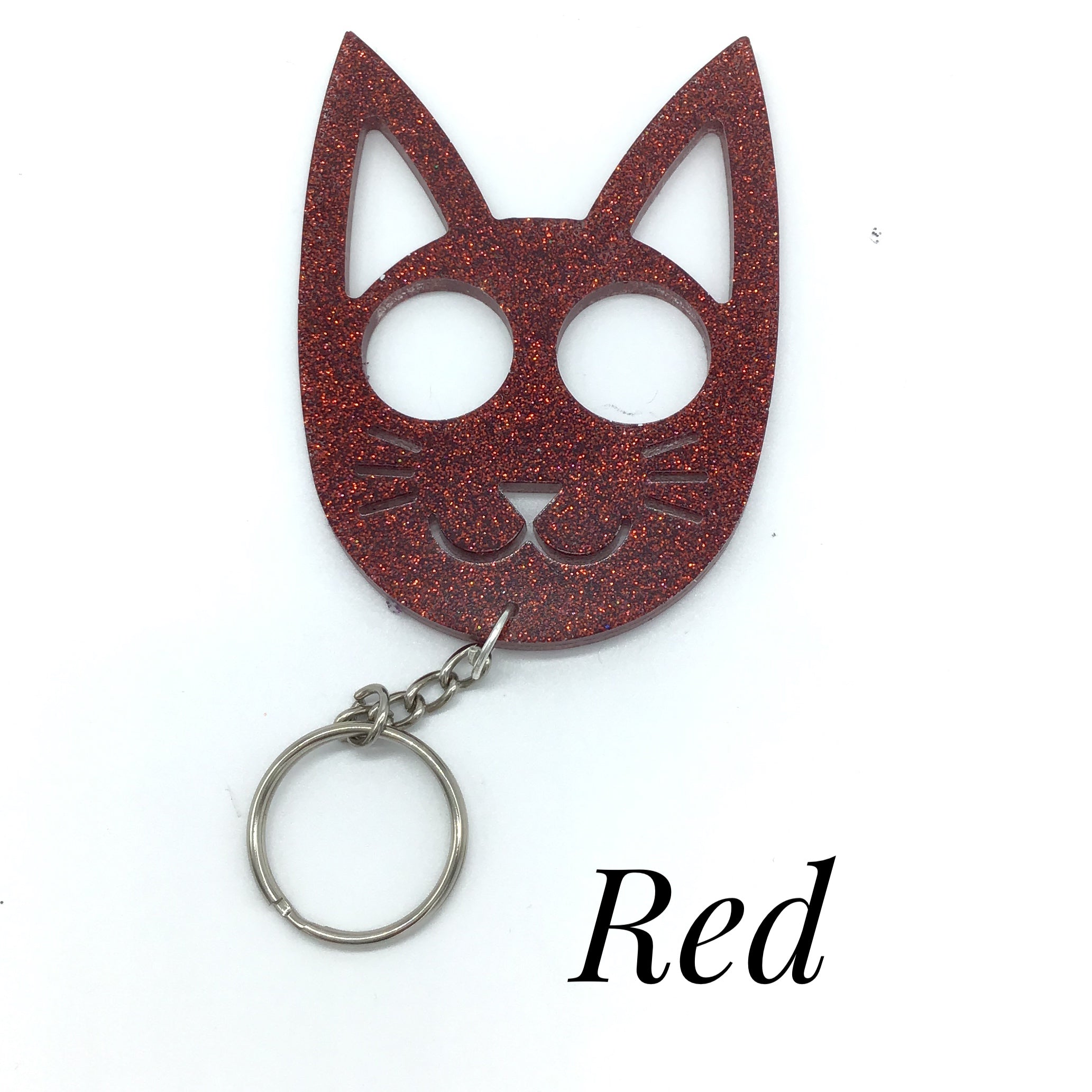 Pretty Kitty Acrylic Key Chain (Multiple Colors)-Lola Monroe Boutique