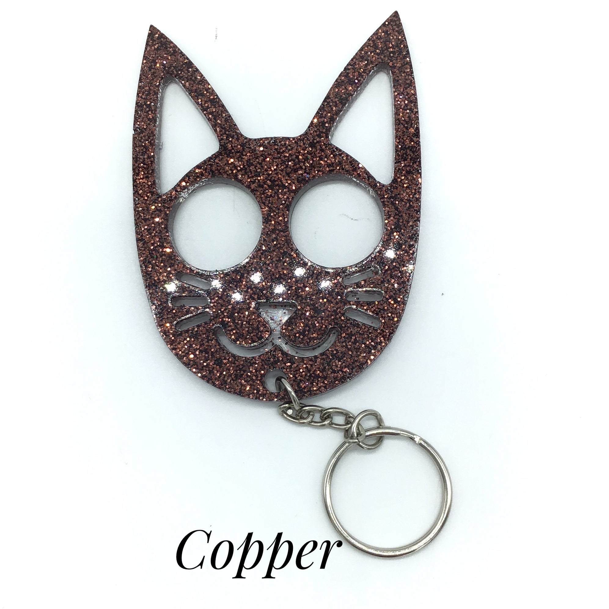 Pretty Kitty Acrylic Key Chain (Multiple Colors)-Lola Monroe Boutique