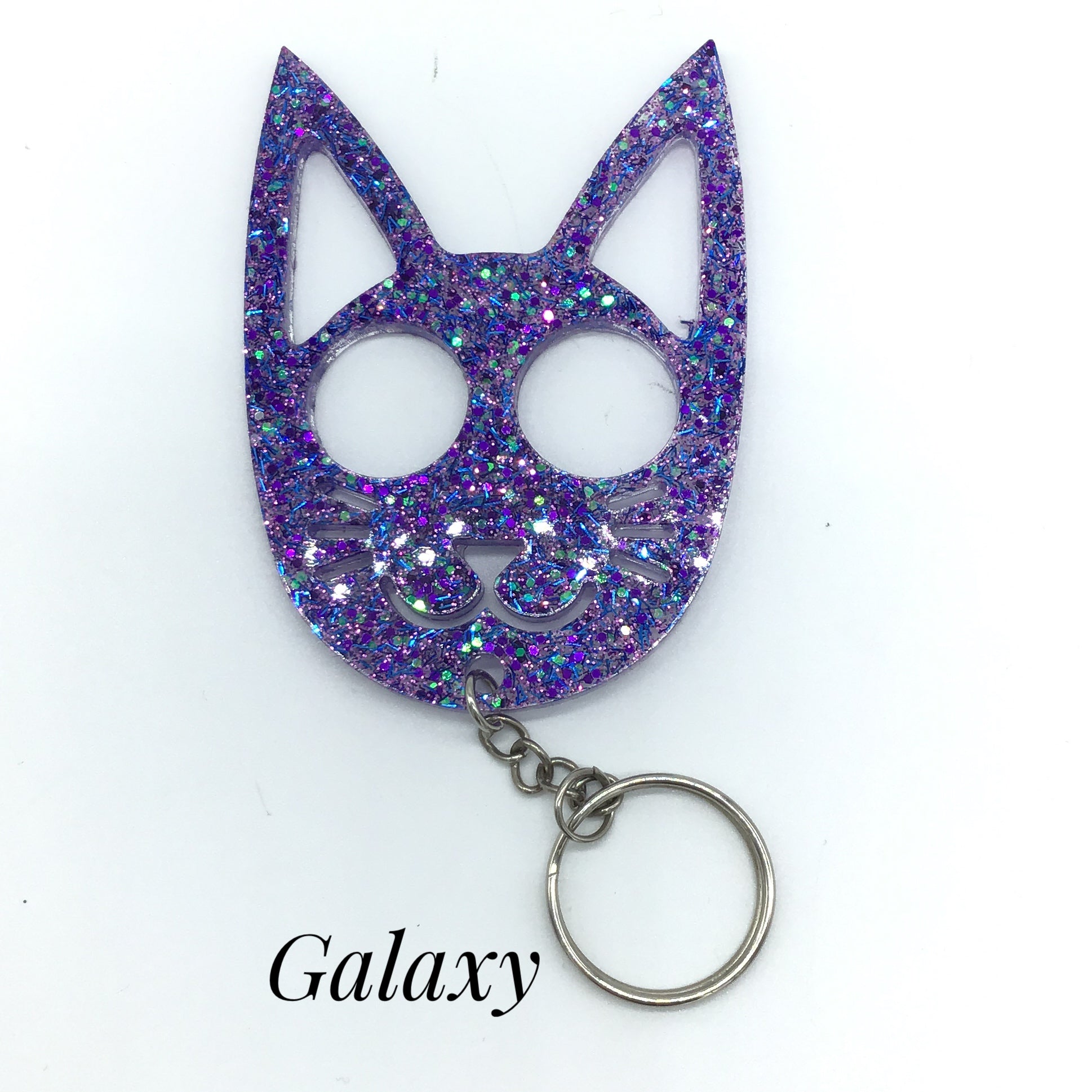 Pretty Kitty Acrylic Key Chain (Multiple Colors)-Lola Monroe Boutique