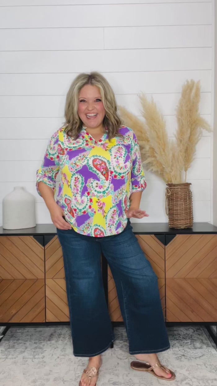 Judy Blue "Betty" Ankle Wide Leg