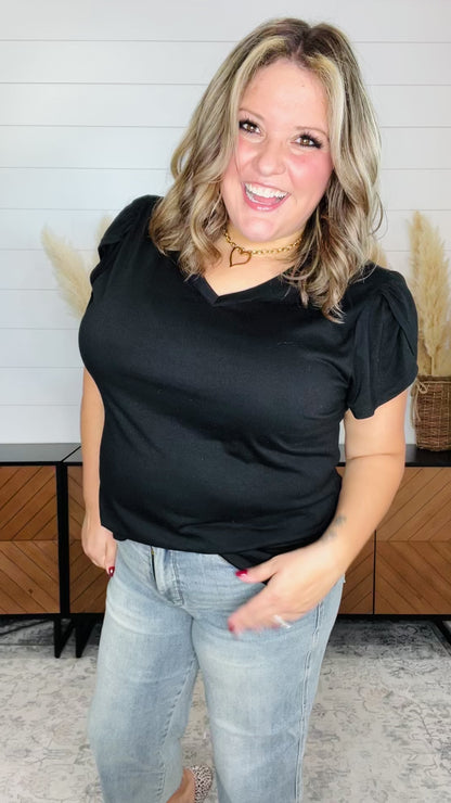Judy Blue "Smashing and Dashing" Tummy Control Wide Leg Crop