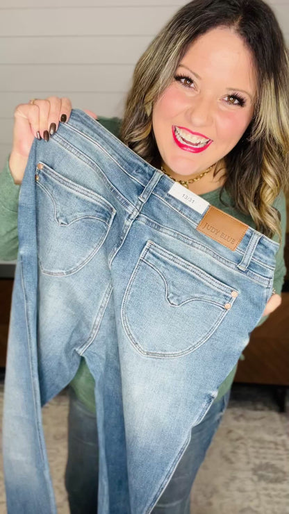 Judy Blue "Stanley" Tummy Control Flares