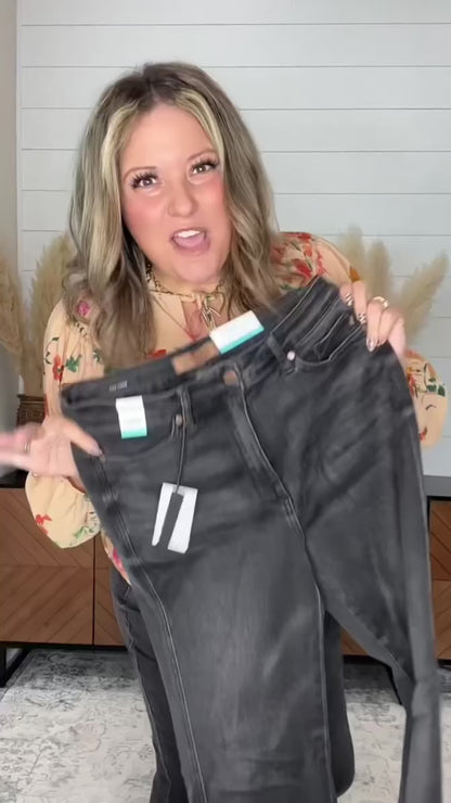 Judy Blue "Farm Life" Black Tummy Control Bootcut Jeans (3 lengths)