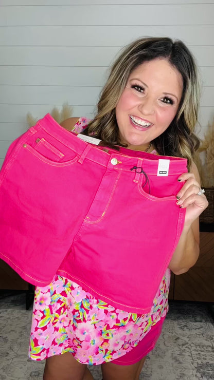 Judy Blue "Watermelon Kisses" Shorts