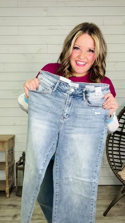 Judy Blue "Put A Spell On You" Straight Leg Jeans