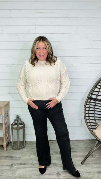 Judy Blue "Date Night" Black Trouser Jeans