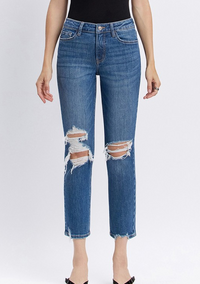 "Privileged" By Lovervet Vintage Boyfriend Crop
