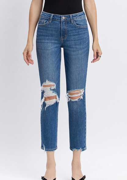 "Privileged" By Lovervet Vintage Boyfriend Crop