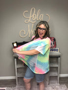 Rainbow Breeze Kimono Cover Up-Lola Monroe Boutique