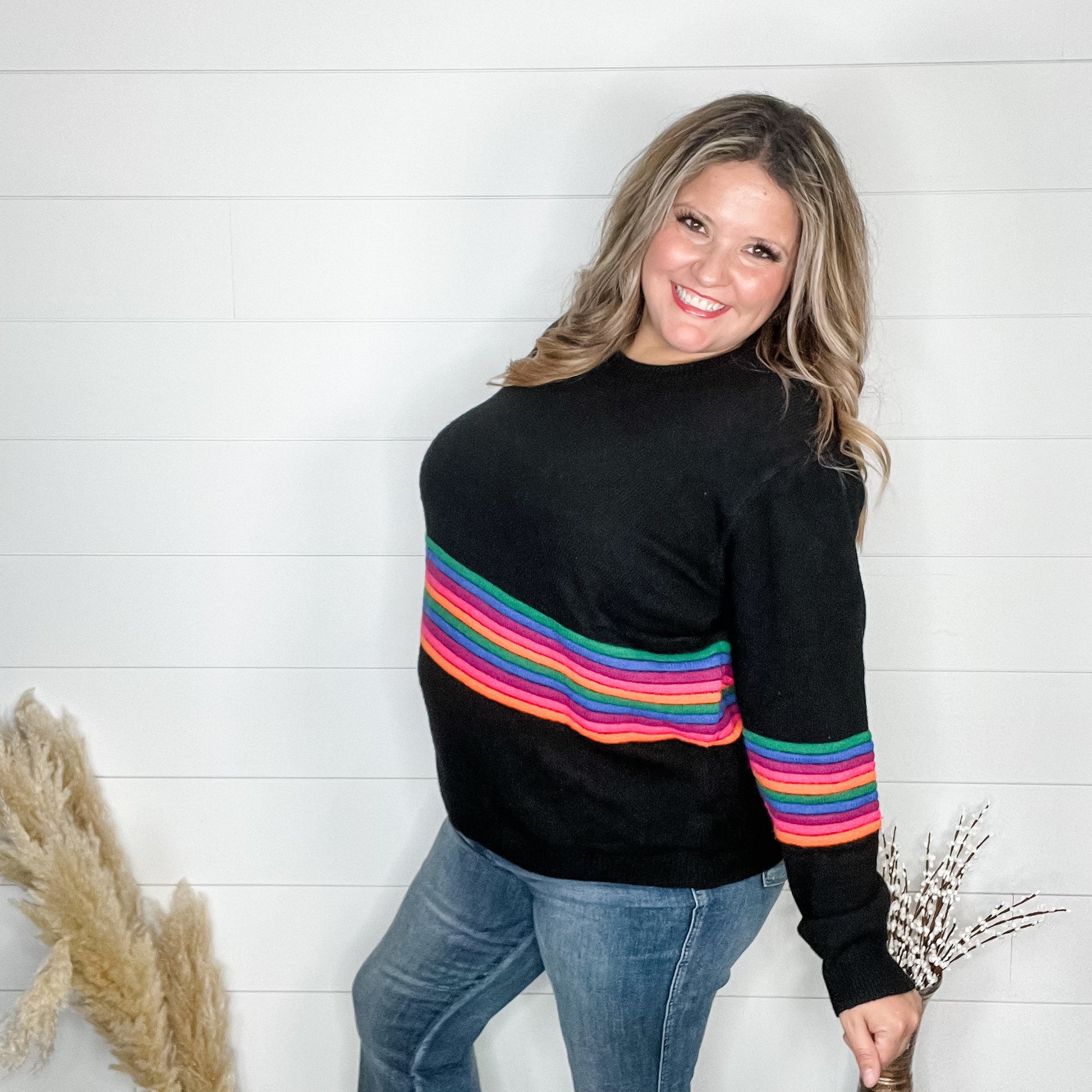 "Rebound" Long Sleeve Sweater