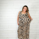 "Reckless" Animal Print Tank Dress with Pockets-Lola Monroe Boutique