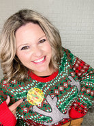 Reindeer Ugly Christmas Sweaters-Lola Monroe Boutique