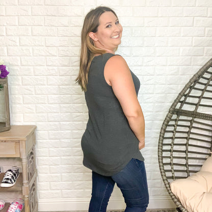 Relaxed Fit Tank with Animal Pocket (Multiple Colors)