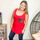 Relaxed Fit Tank with Animal Pocket (Multiple Colors)-Lola Monroe Boutique