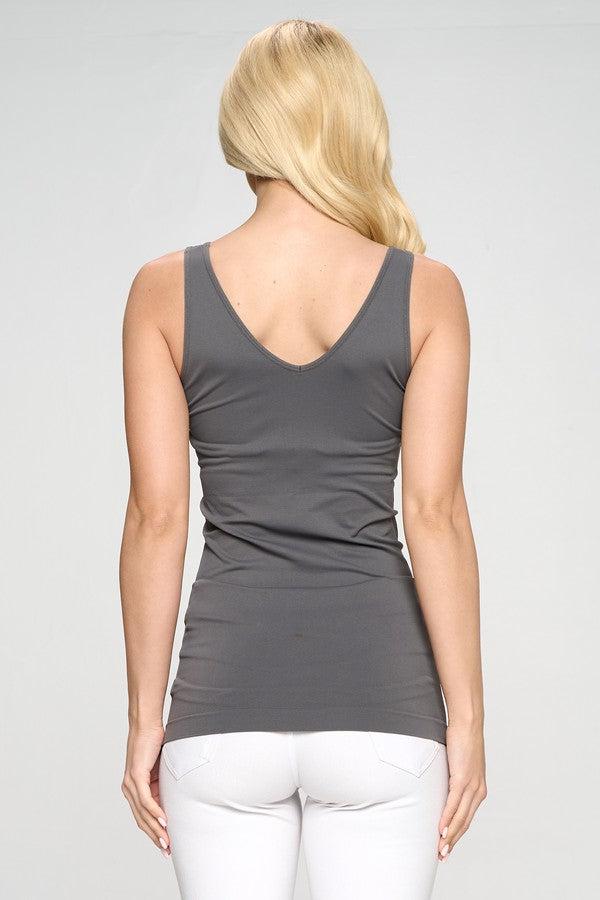 Reversible Smoothing Tank (Multiple Colors )-Lola Monroe Boutique