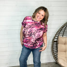 "Rhyme" Animal Print Round Neck Tee-Lola Monroe Boutique